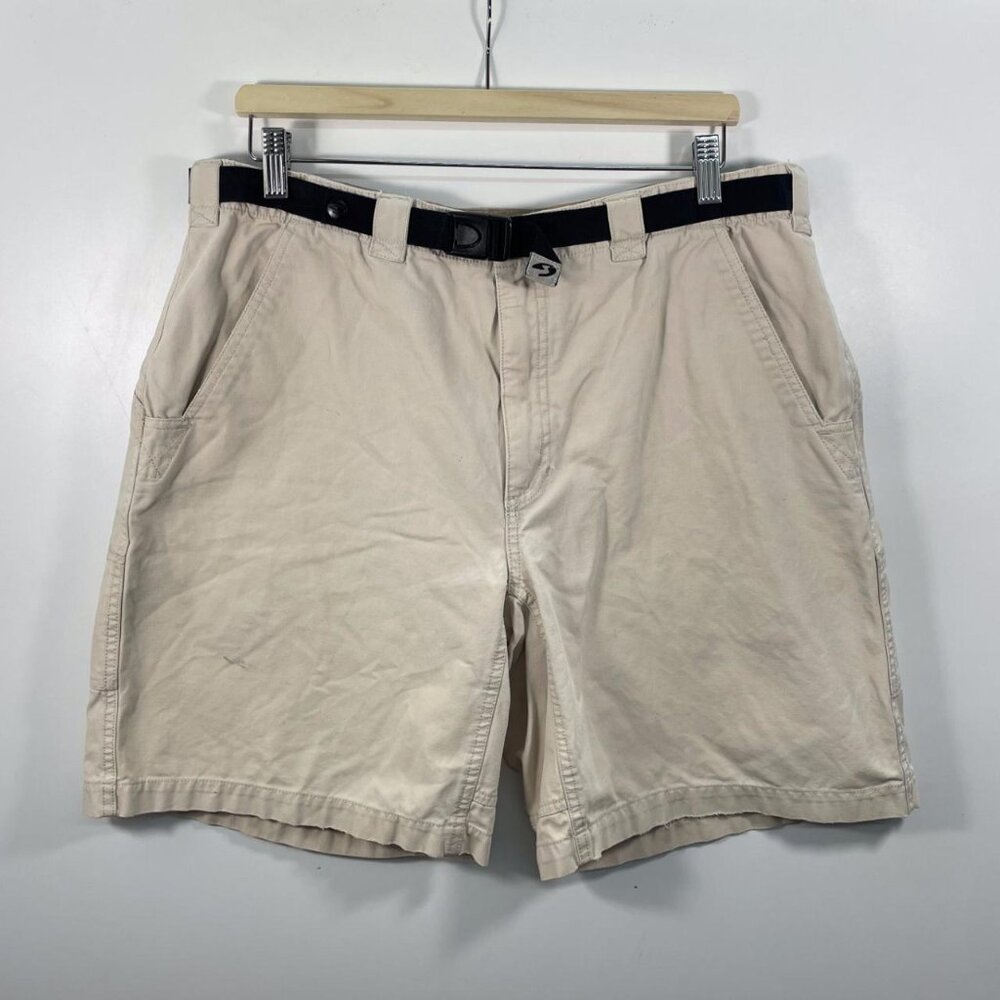 90s Beige Organic Cotton Shorts
